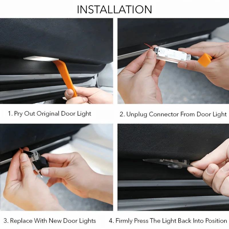 BMW LED Car Door Welcome Logo Lights – Premium Door Projector Lamp Kit