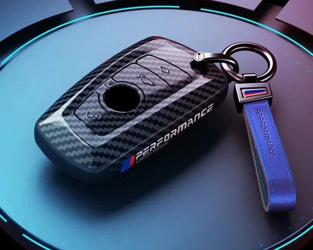 Carbon Fiber Car Key Cover – Stylish Protective Key Case