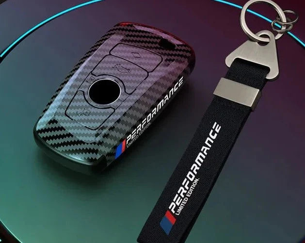 Carbon Fiber Car Key Cover – Stylish Protective Key Case