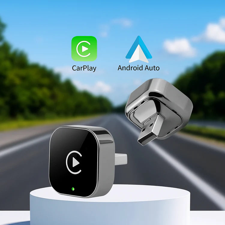 AutoConnect™ Wireless CarPlay & Android Auto Adapter – Plug & Play