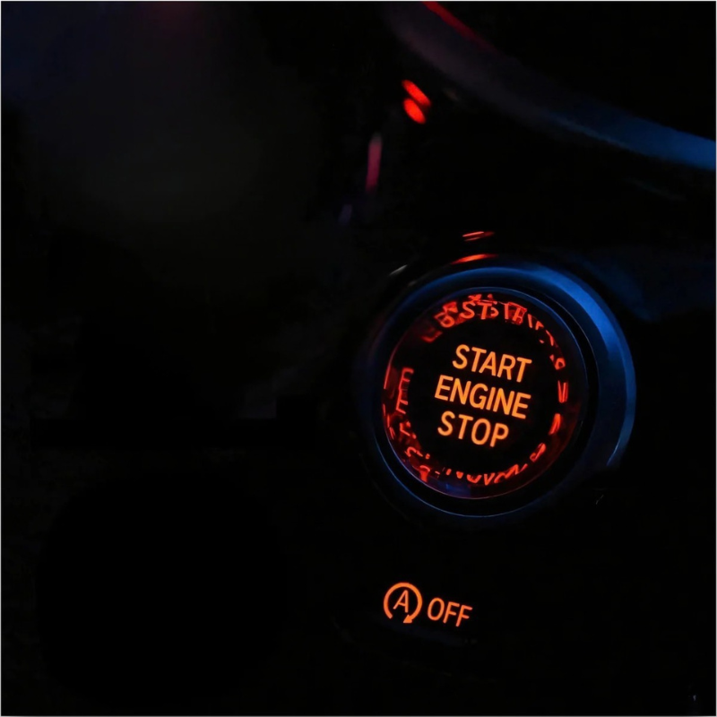 BMW Performance Crystal Engine Start Button – Premium Push Start Upgrade