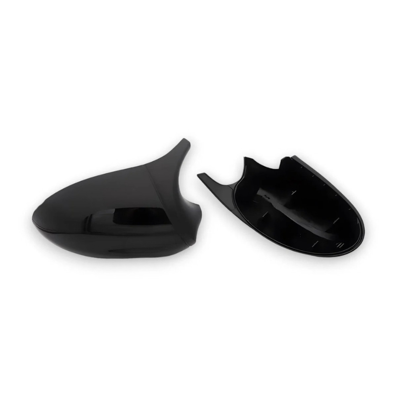BMW E8X E9X Gloss Black & Carbon Print Mirror Caps (2004–2013)