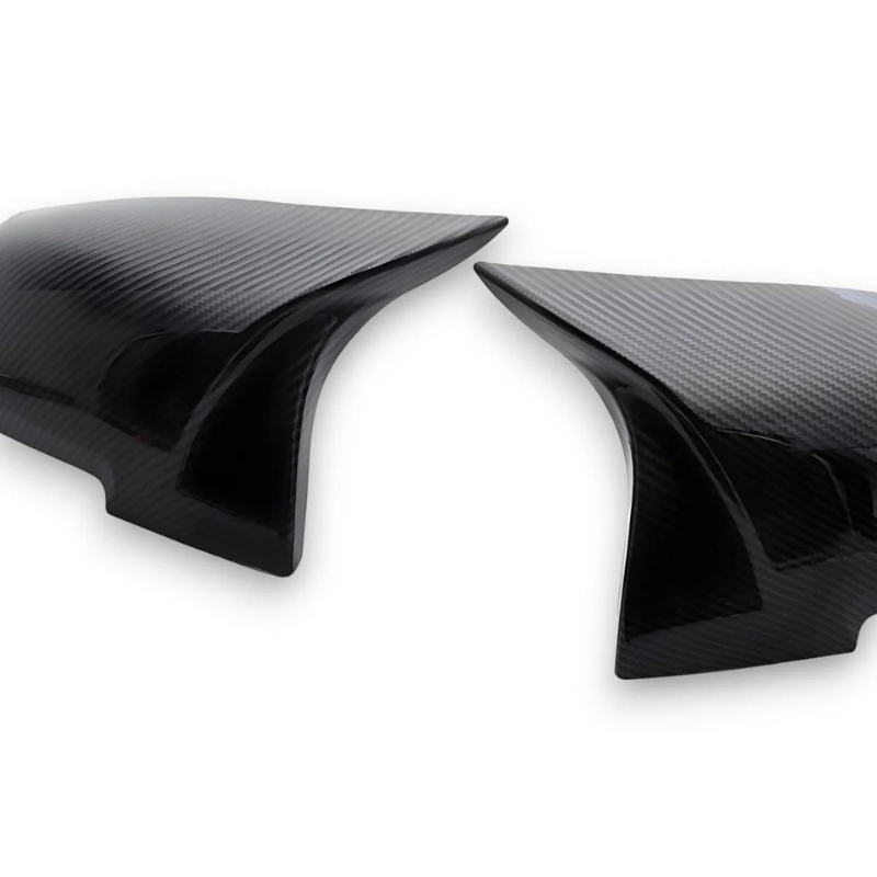 BMW Gloss Black & Carbon Print Mirror Caps – F20 F22 F30 F32 Upgrade