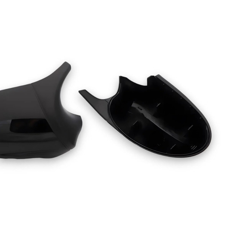 BMW E8X E9X Gloss Black & Carbon Print Mirror Caps (2004–2013)