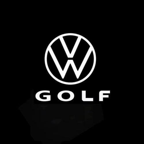 LED Welcome Door Lights - Logo Projector for VW, Golf, Tiguan, Touran, Polo, Bora, Passat, Jetta, Touareg | Set of 2
