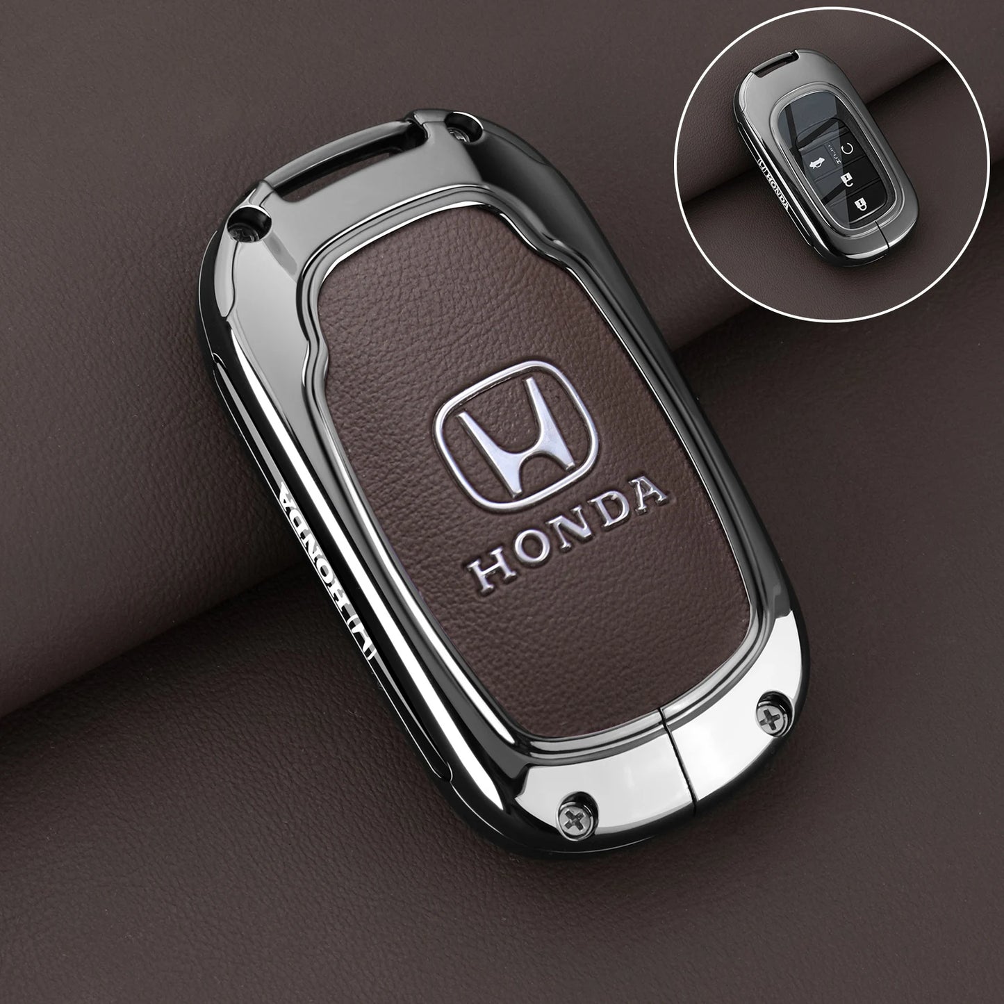 Zinc alloy key case for Honda – Stylish protection for your car key