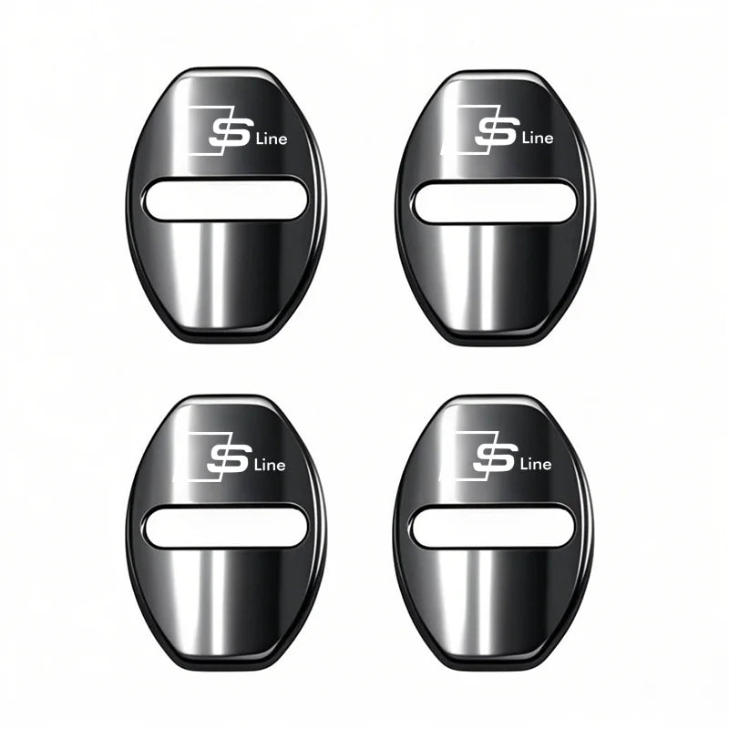 Zinc alloy door lock cover for Audi – protective caps for car door lock A1–Q8 series