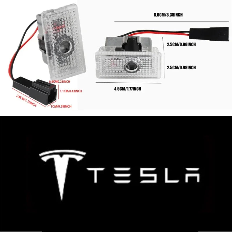 Tesla Emblem Sticker – ABS Logo Badge for Tesla Models