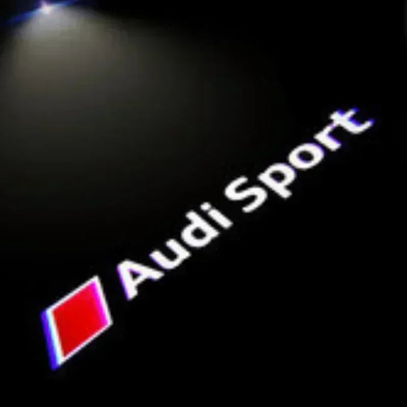 Audi LED Door Logo Projector – Welcome Puddle Lights for A3 A4 Q5 (2PCS)