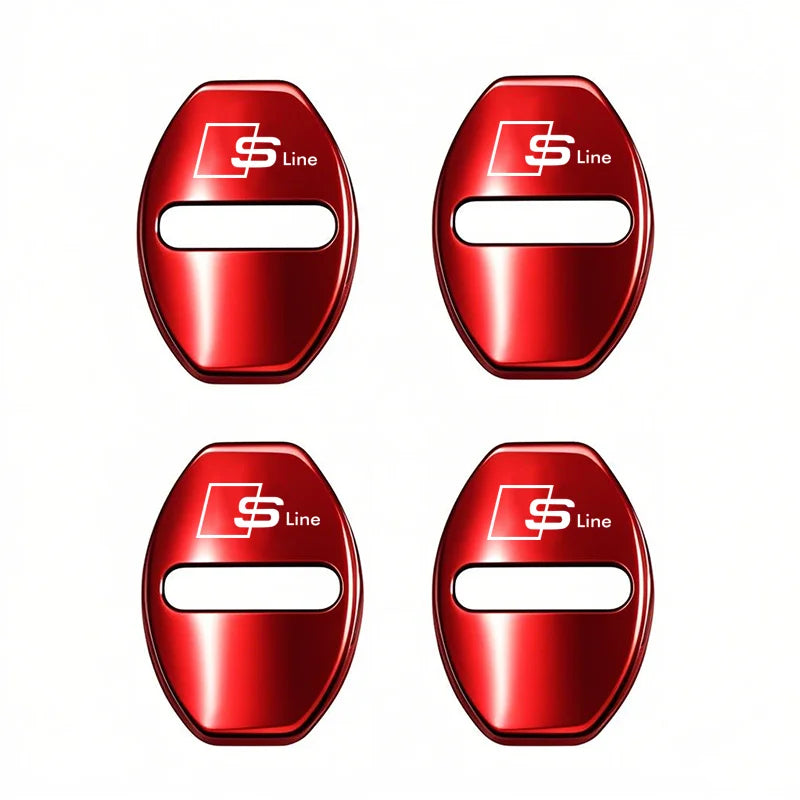 Zinc alloy door lock cover for Audi – protective caps for car door lock A1–Q8 series