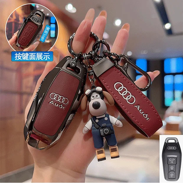 Zinc alloy key case for Audi – Stylish protection for your car key