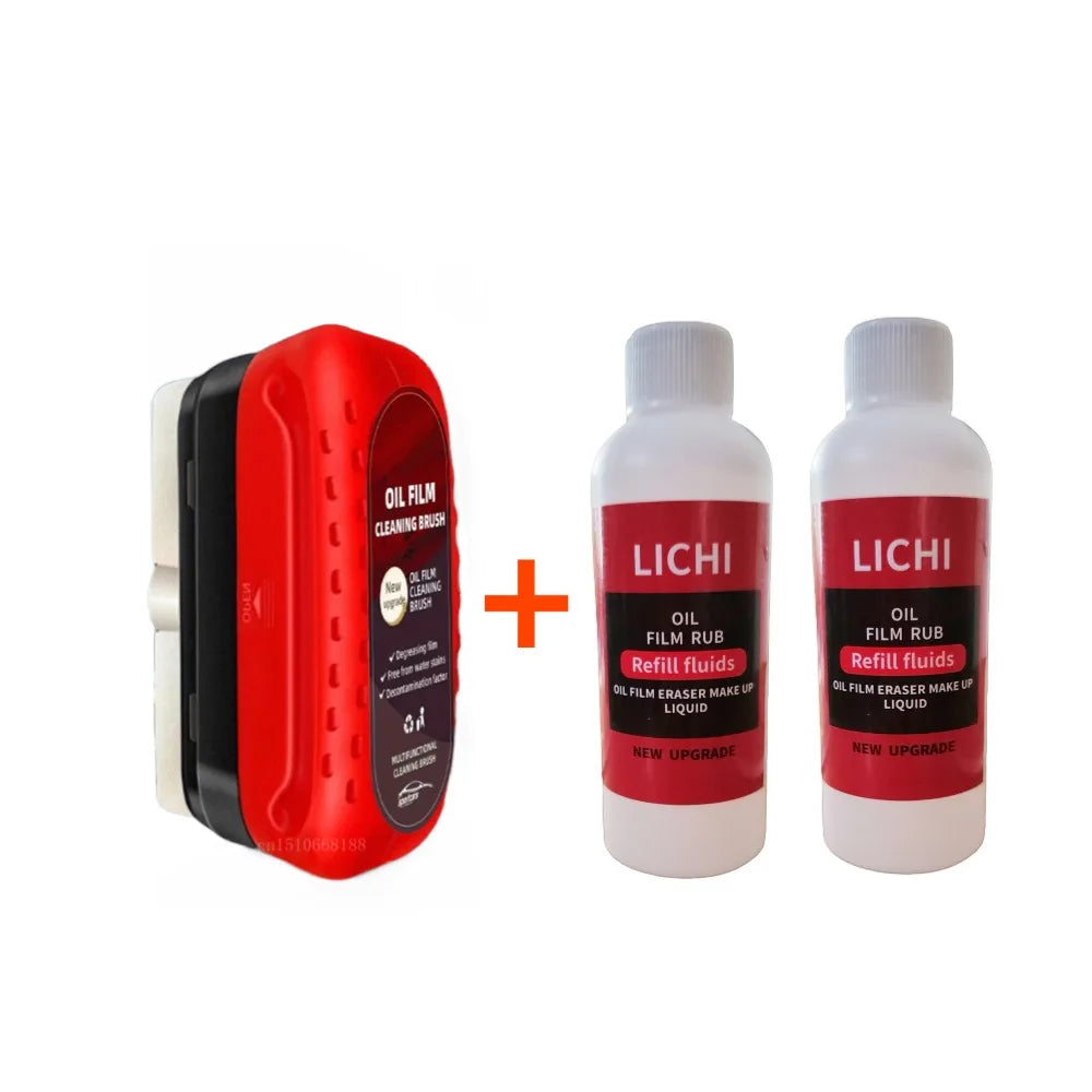 Hydrophobic Windshield Cleaner – Glass Oil Film Remover