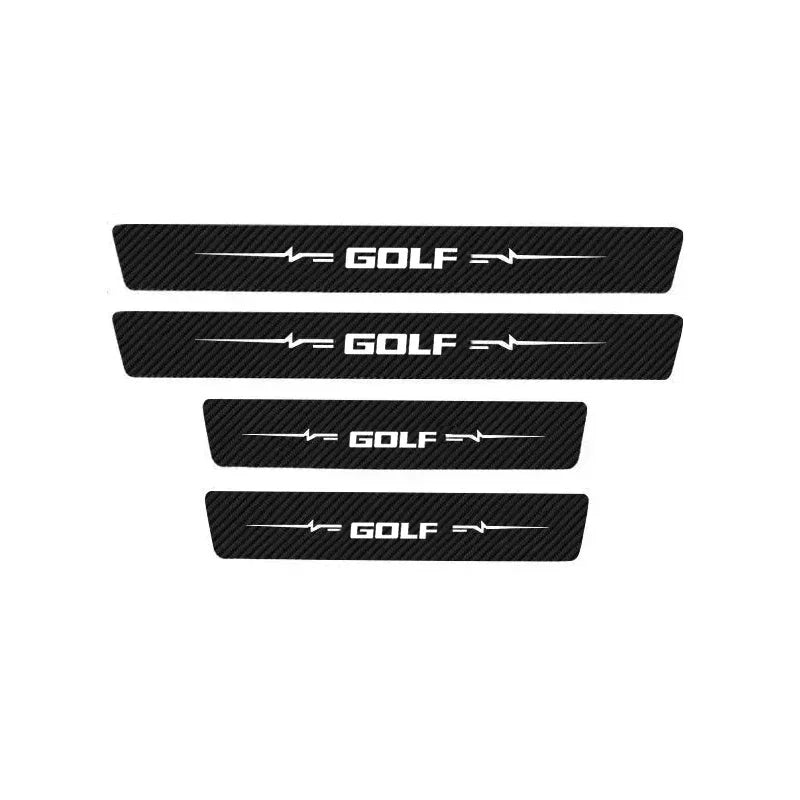 VW Golf Door Sill Protector Sticker – Anti Scratch Scuff Plate Guard (4PCS)