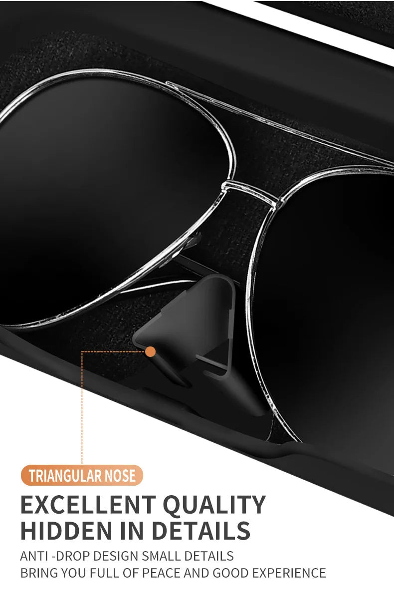 Sunglasses holder for Audi – Premium storage box for sun visors (Q3, Q5, Q7, Q8, A3, A4, A5, A6, A7, A8)