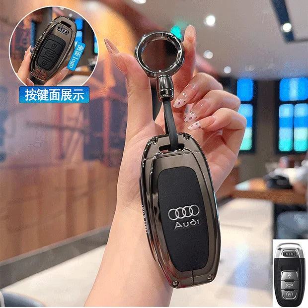 Zinc alloy key case for Audi – Stylish protection for your car key