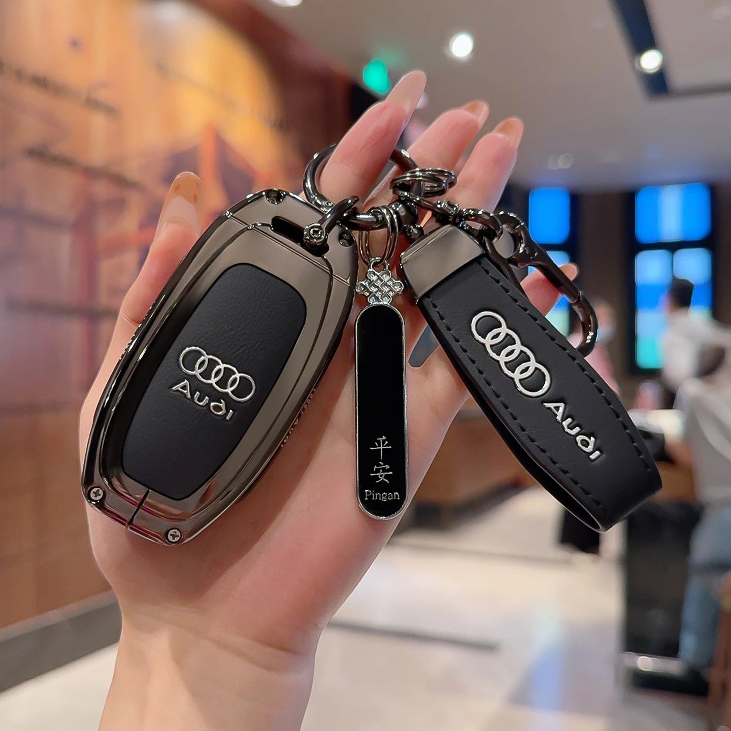 Zinc alloy key case for Audi – Stylish protection for your car key