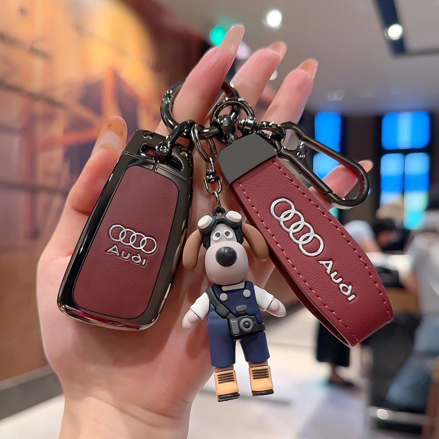 Zinc alloy key case for Audi – Stylish protection for your car key