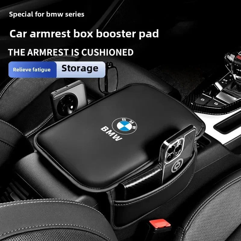 BMW Armrest Cushion – Leather Center Console Pad