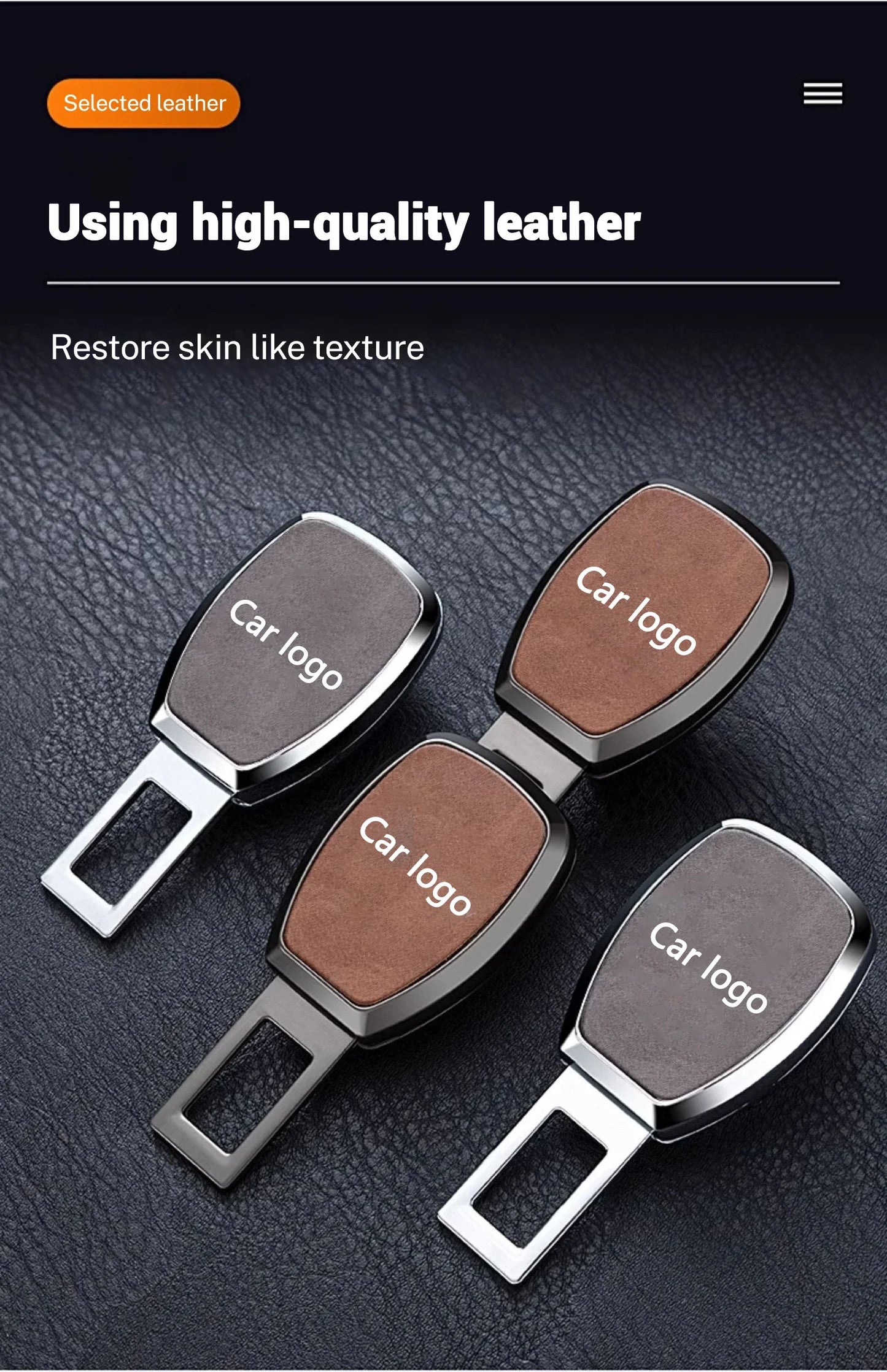Seat belt extension clip for Audi – seat belt buckle & lock cover (A1–Q8, RS models)