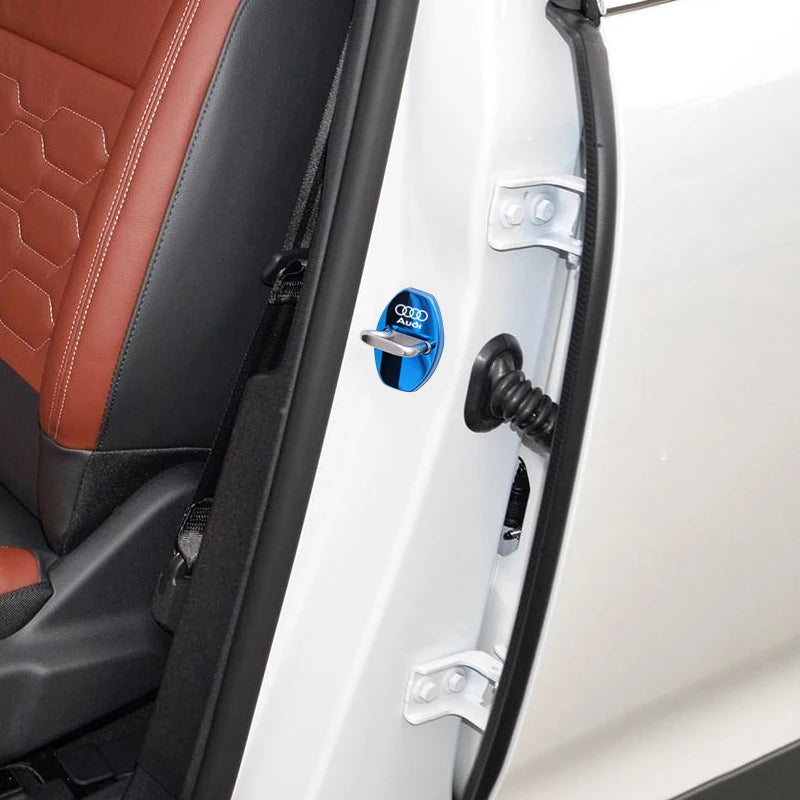 Zinc alloy door lock cover for Audi – protective caps for car door lock A1–Q8 series
