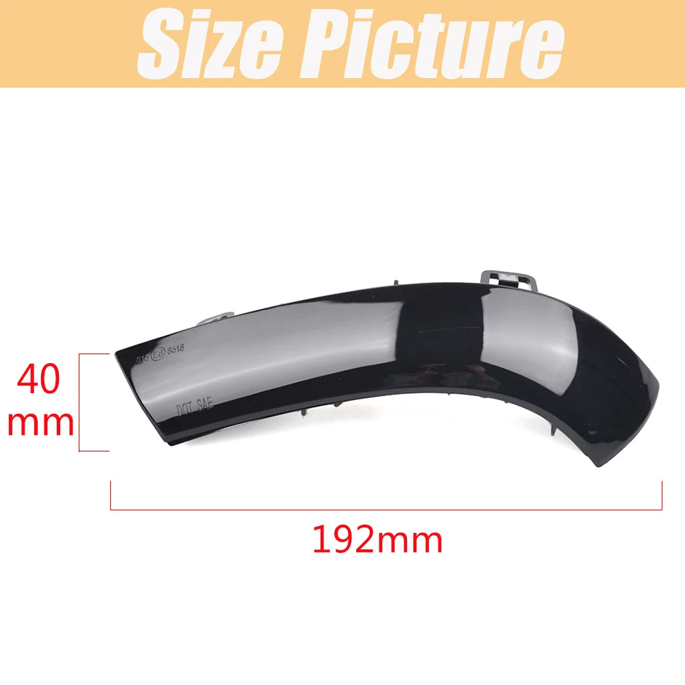 Dynamische LED-Seitenblinker für VW Golf 5, Jetta MK5, Passat B6/B5.5 – Sequentielles Blinkerset