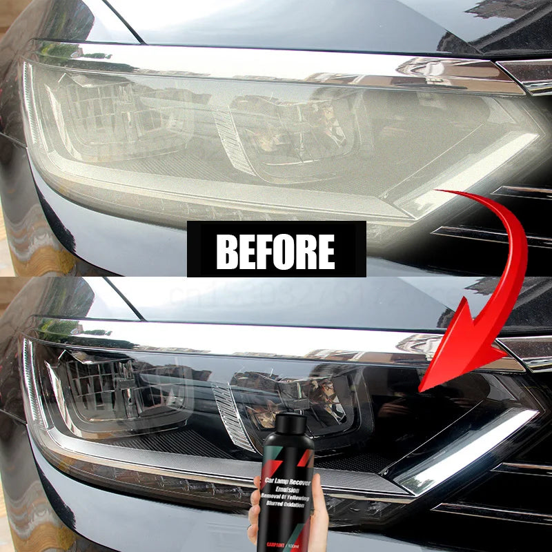Headlight Restoration Polish – Remove Yellowing & Oxidation