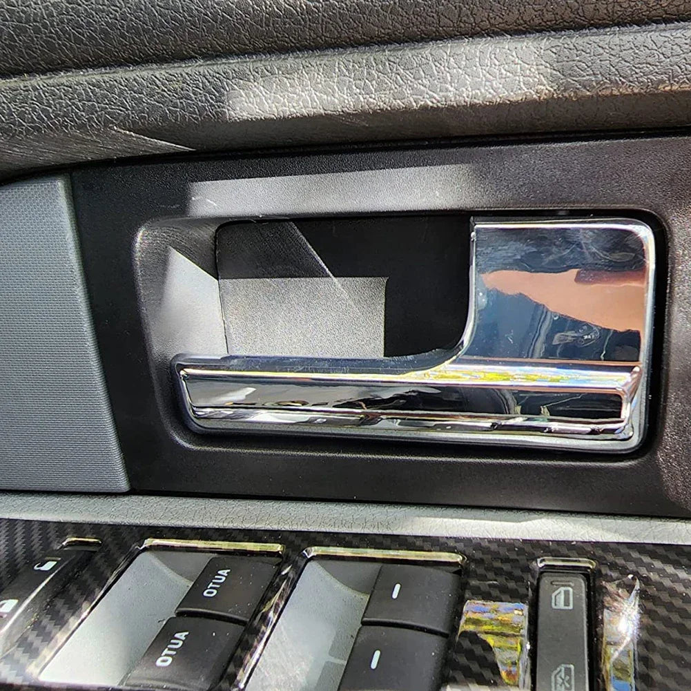 Ford F150 Chrome Interior Door Pull Handle Trim – Door Handle Cover (2009–2014)