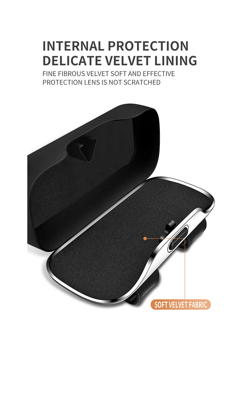 Sunglasses holder for Audi – Premium storage box for sun visors (Q3, Q5, Q7, Q8, A3, A4, A5, A6, A7, A8)