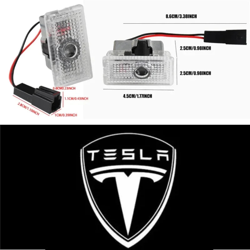 Tesla Emblem Sticker – ABS Logo Badge for Tesla Models