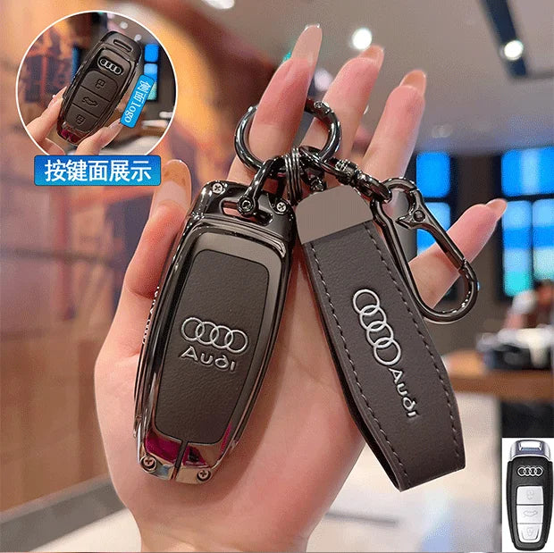 Zinc alloy key case for Audi – Stylish protection for your car key