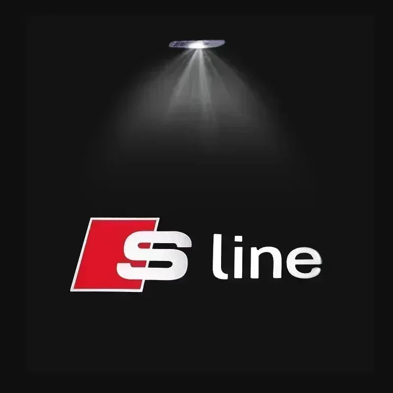 Audi LED Door Logo Projector – Welcome Puddle Lights for A3 A4 Q5 (2PCS)