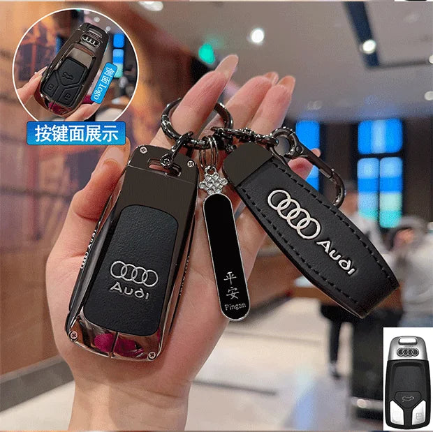 Zinc alloy key case for Audi – Stylish protection for your car key