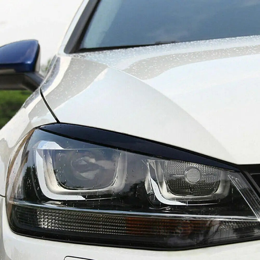 Headlight eyebrow cover for VW Golf 7 / 7.5 GTI R – Sporty eyelid trim stickers (2-piece set)