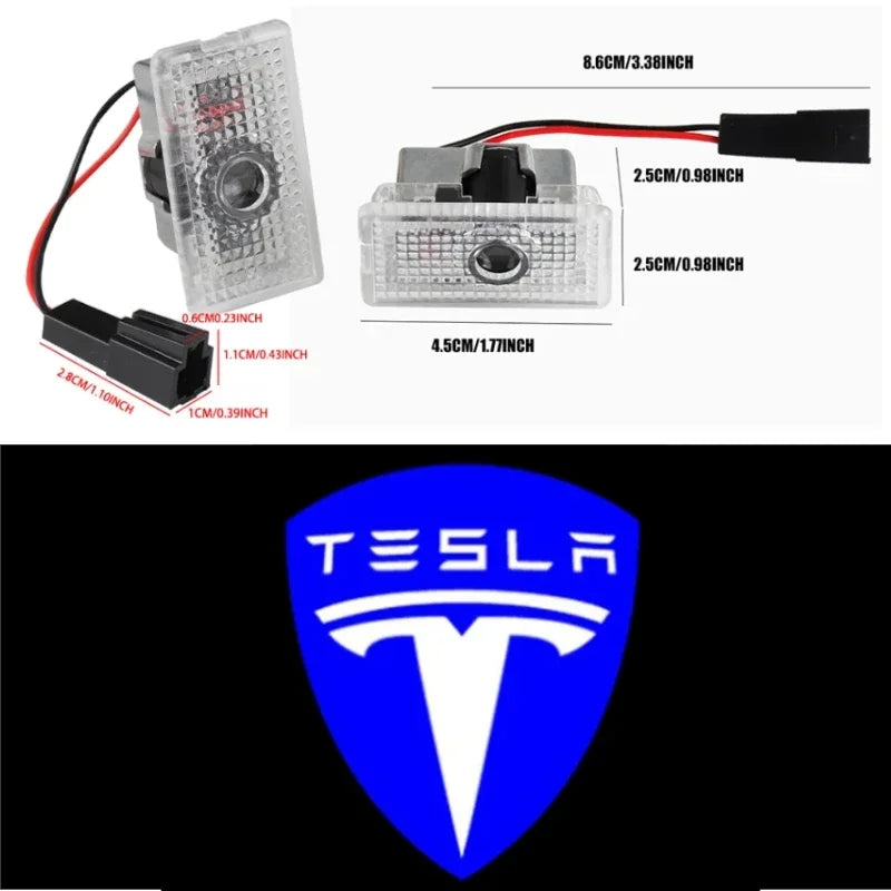 Tesla Emblem Sticker – ABS Logo Badge for Tesla Models