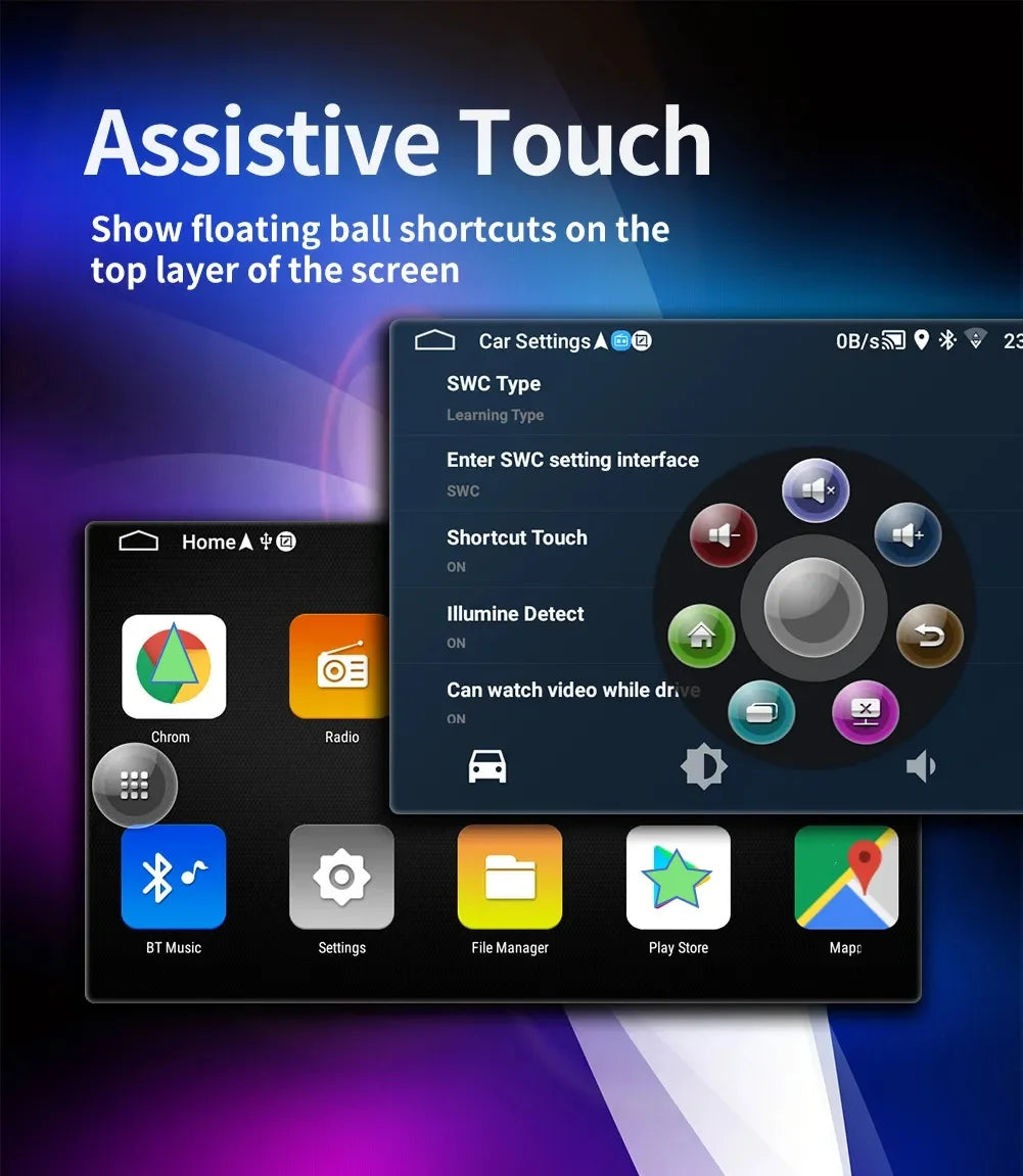 Android multimedia system for Volkswagen with CarPlay, Android Auto & GPS