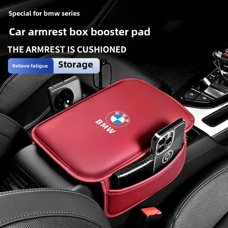 BMW Armrest Cushion – Leather Center Console Pad