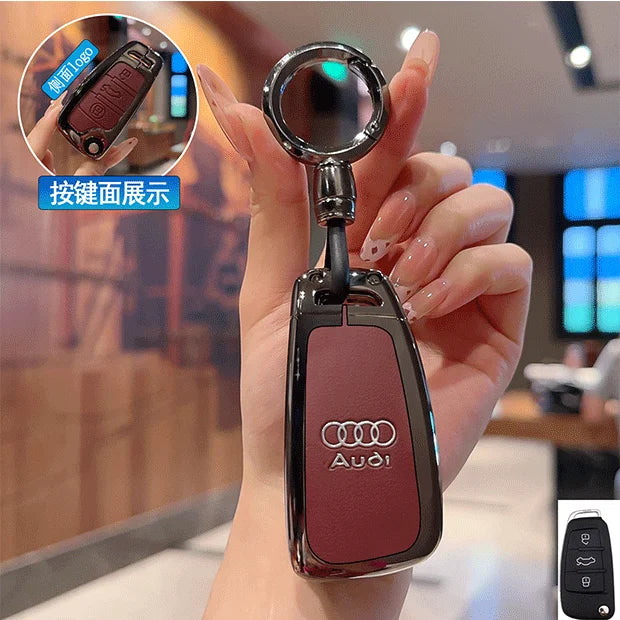 Zinc alloy key case for Audi – Stylish protection for your car key