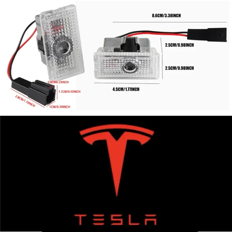 Tesla Emblem Sticker – ABS Logo Badge for Tesla Models