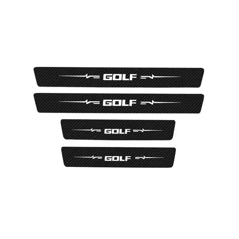 VW Golf Door Sill Protector Sticker – Anti Scratch Scuff Plate Guard (4PCS)