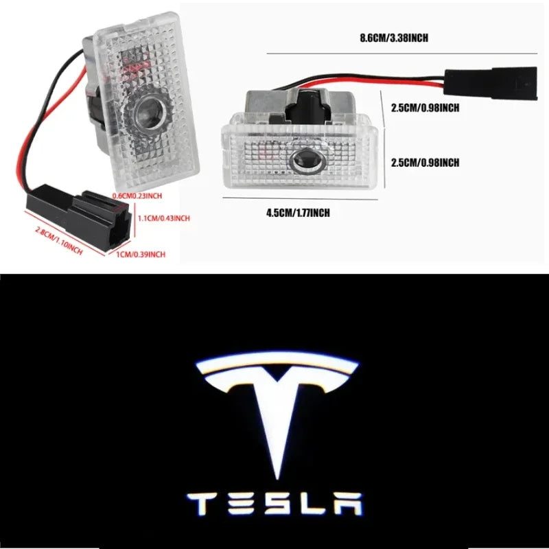 Tesla Emblem Sticker – ABS Logo Badge for Tesla Models