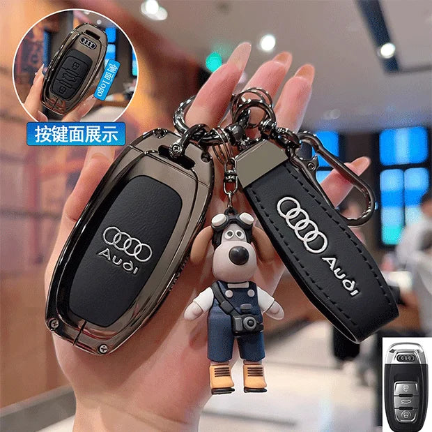 Zinc alloy key case for Audi – Stylish protection for your car key