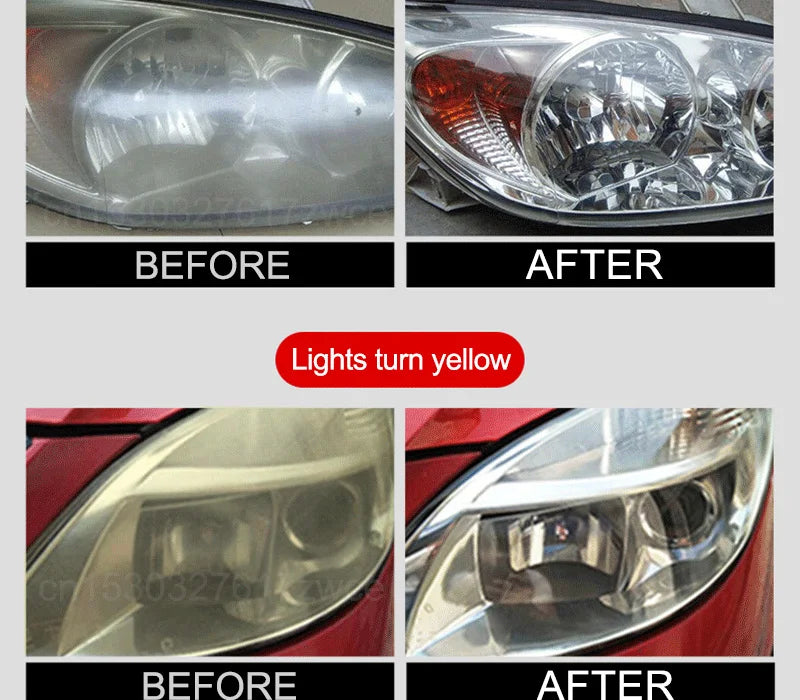 Headlight Restoration Polish – Remove Yellowing & Oxidation