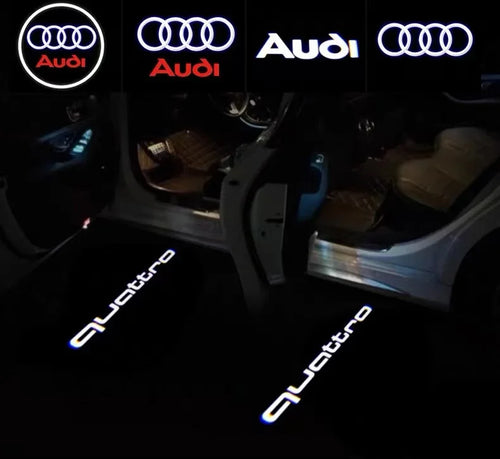 Audi LED Türlicht mit Logo – Projektor Einstiegsbeleuchtung für A3, A4 B8, Q5 – wetterfest & hochwertig