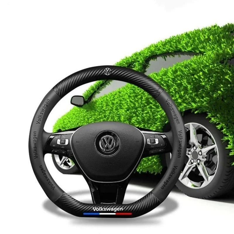 Steering wheel cover for VW – Suitable for Golf MK8, Tiguan, T-Roc, Polo, Passat and many more.