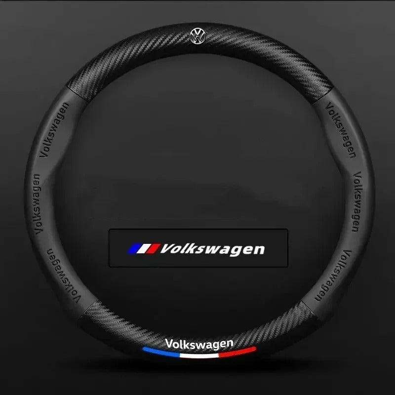 Steering wheel cover for VW – Suitable for Golf MK8, Tiguan, T-Roc, Polo, Passat and many more.