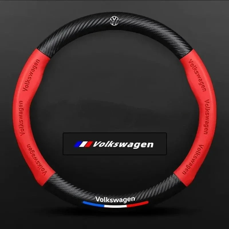 Steering wheel cover for VW – Suitable for Golf MK8, Tiguan, T-Roc, Polo, Passat and many more.