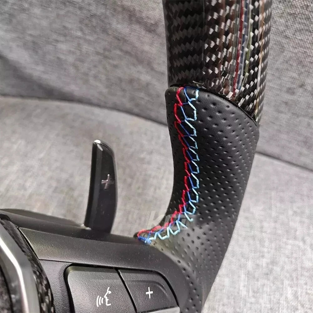Carbon sports steering wheel for BMW M3 M4 F30 F32 – racing upgrade for the cockpit