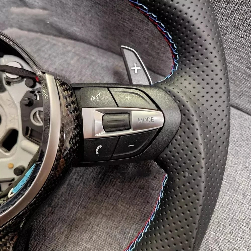 Carbon sports steering wheel for BMW M3 M4 F30 F32 – racing upgrade for the cockpit