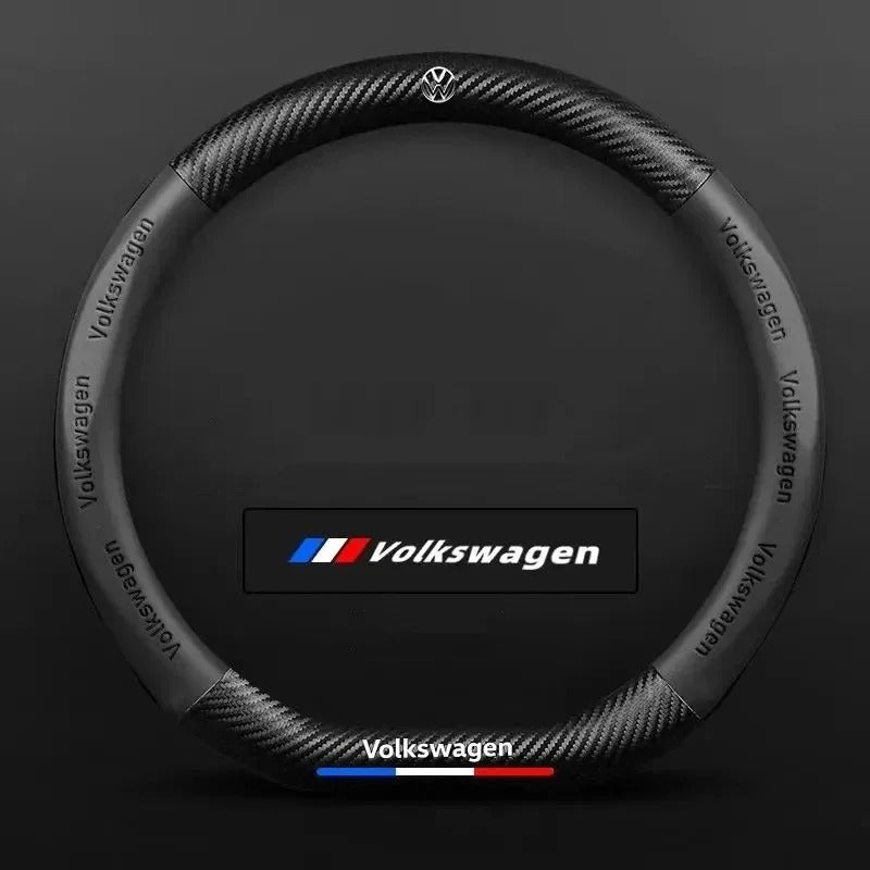 Steering wheel cover for VW – Suitable for Golf MK8, Tiguan, T-Roc, Polo, Passat and many more.