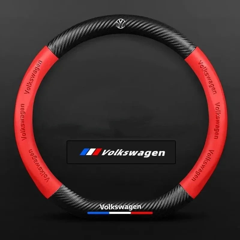 Steering wheel cover for VW – Suitable for Golf MK8, Tiguan, T-Roc, Polo, Passat and many more.